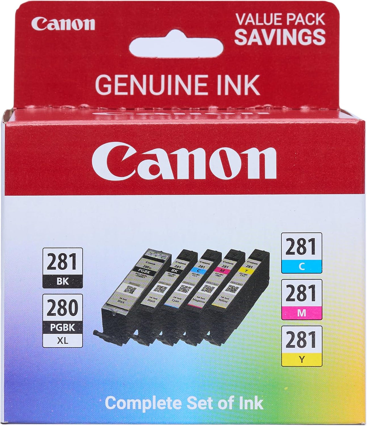 Canon Genuine Ink PGI-280XL/CLI-281 Color Pack