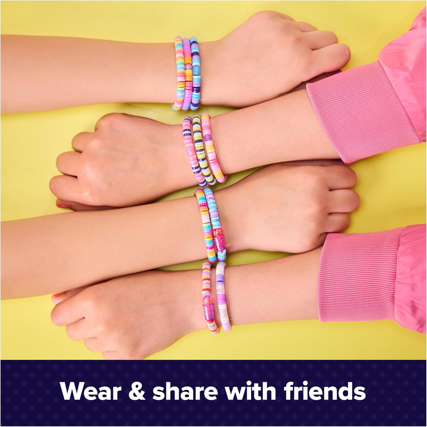 Cool Maker Stack'd Heishi Studio Bracelet Making Kit, Ages 7+