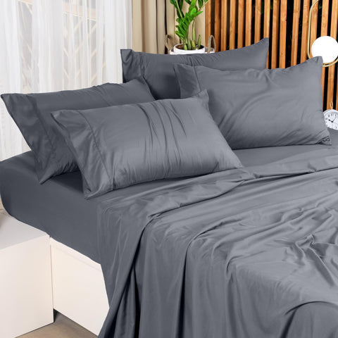 Utopia Bedding Full Bed Sheets Set - 4 Piece Bedding - Brushed Microfiber - Shrinkage and Fade Resistant - Easy Care (Full, Grey)