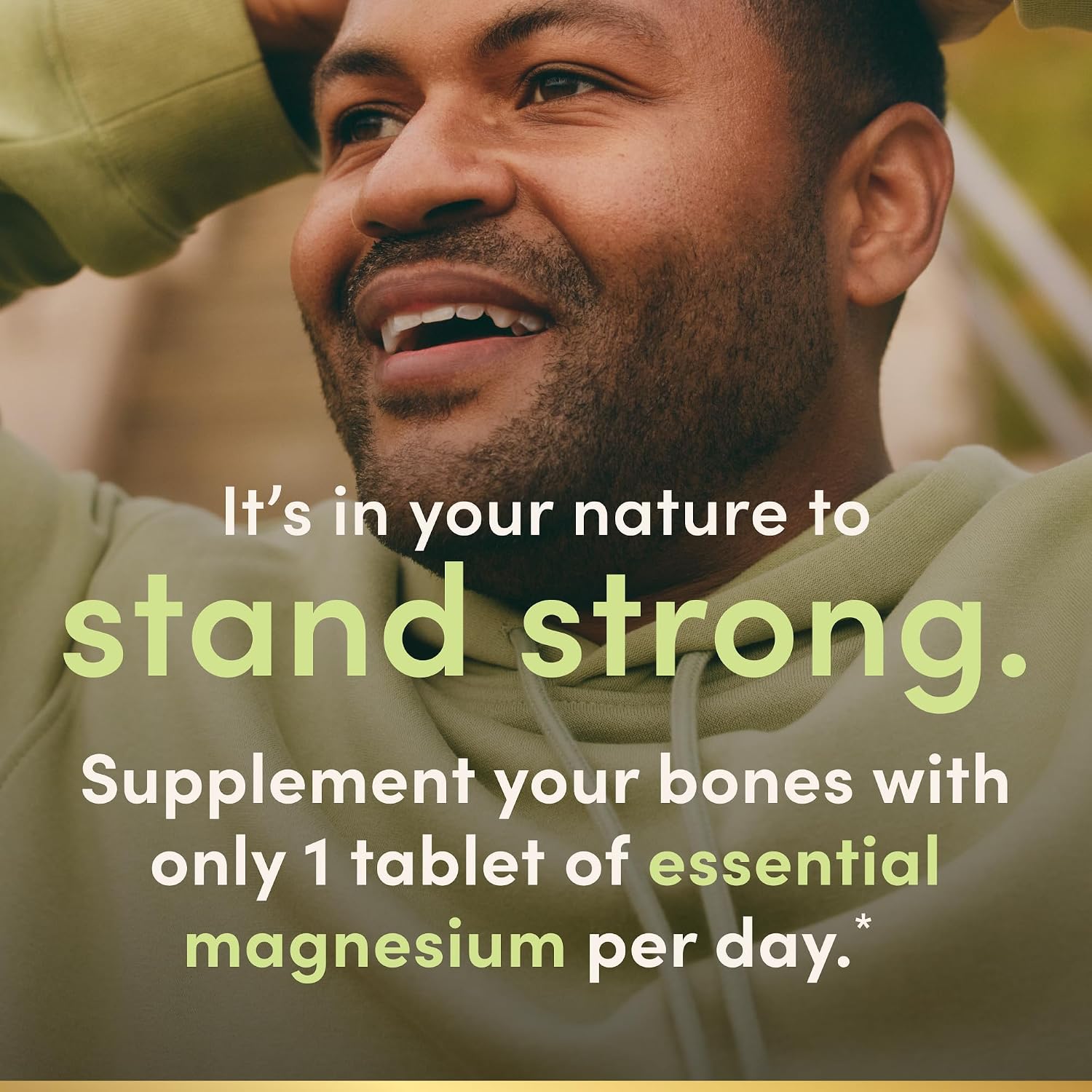 Nature's Bounty Magnesium 500 mg Tablets (Pack of 1)