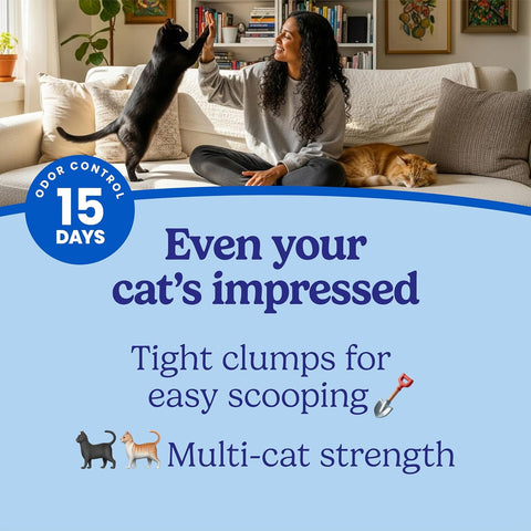 Fresh Step Advanced Extreme Clump Multi Cat Clumping Litter, 18.5 lb., 2 Pk