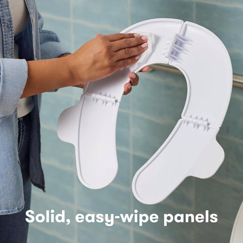 Frida Baby Fold-and-Go Portable Potty Seat for Toilet, Toddlers, Free Bag