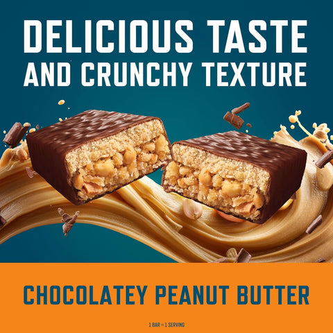 CLIF BUILDERS Protein Bars, Chocolatey Peanut Butter, Gluten Free, 12 ct