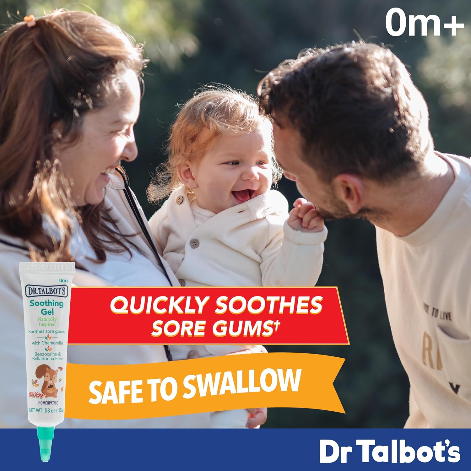 Dr. Talbot's Soothing Gel for Sore Gums with Silicone Massaging Toothbrush - 2-Piece Set