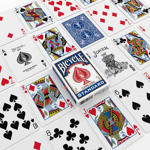 Bicycle Playing Cards 2 Pack Standard Poker Size Red and Blue