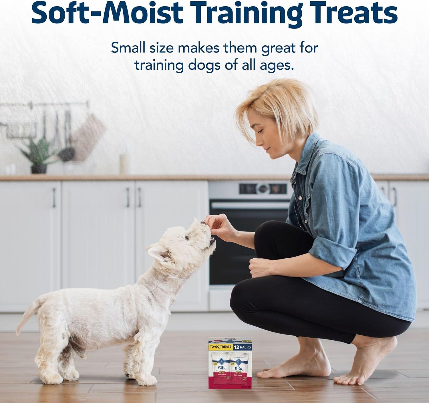 Blue Buffalo Bits Beef Training Treats, 1 oz, 12 ct