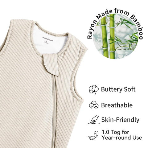 BubblePanda Rayon Made from Bamboo Sleep Sack 18-24 Months 1.0 Tog Baby