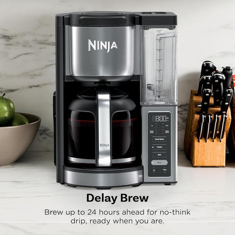 Ninja Fresh Brew Coffee Maker, 14 Cup Glass Carafe, Stainless, CE451AMZ
