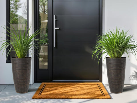 24" Large Outdoor Planters for Plants,Bronze Plastic Tall Flower Pots