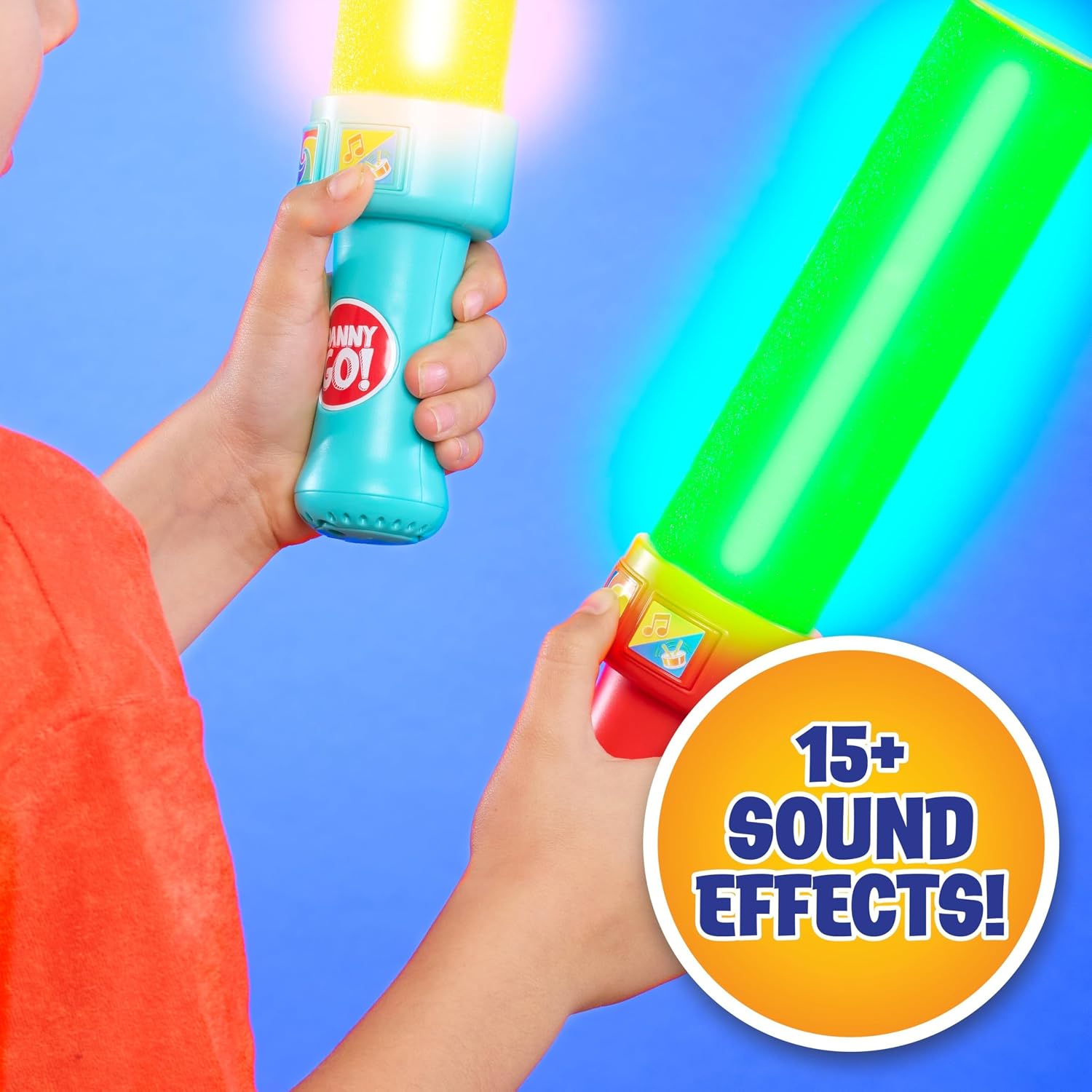 Danny Go! Color Beat Drumsticks - Light-Up Musical Drumsticks Toy