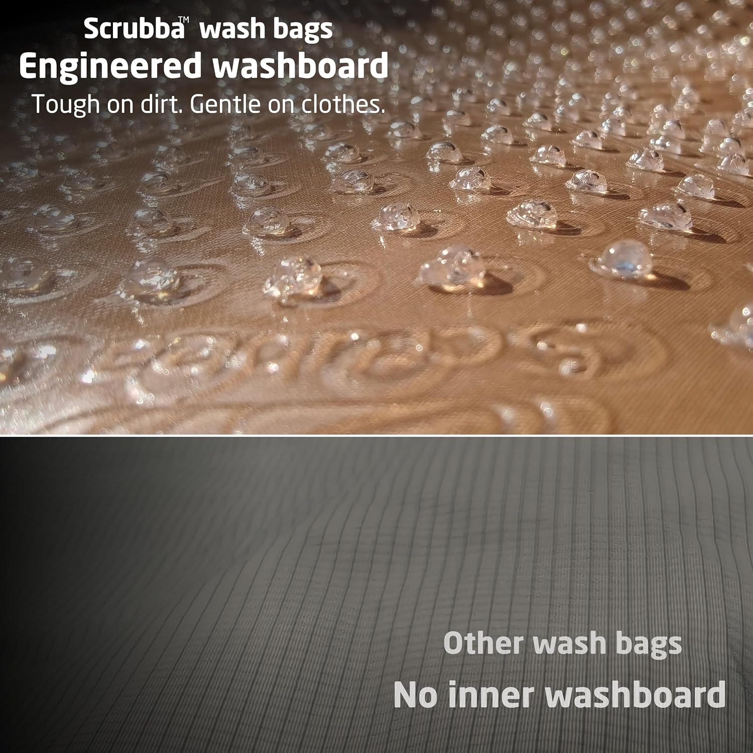 Scrubba Tactical Wash Bag Patented Washboard-in-a-Bag™ Military Washer