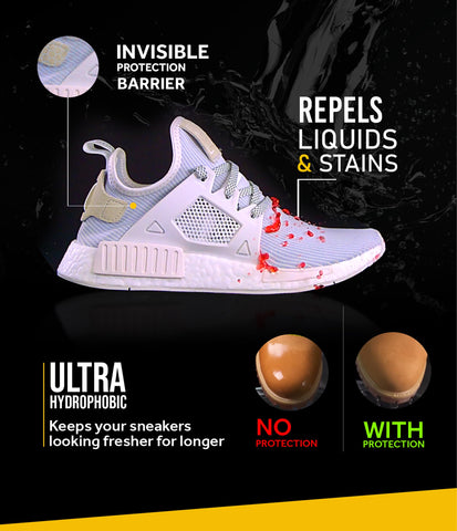 Crep Protect Shoe Protector Spray - Rain & Stain Waterproof Nano Protection for Sneaker, Leather, Nubuck, Suede & Canvas