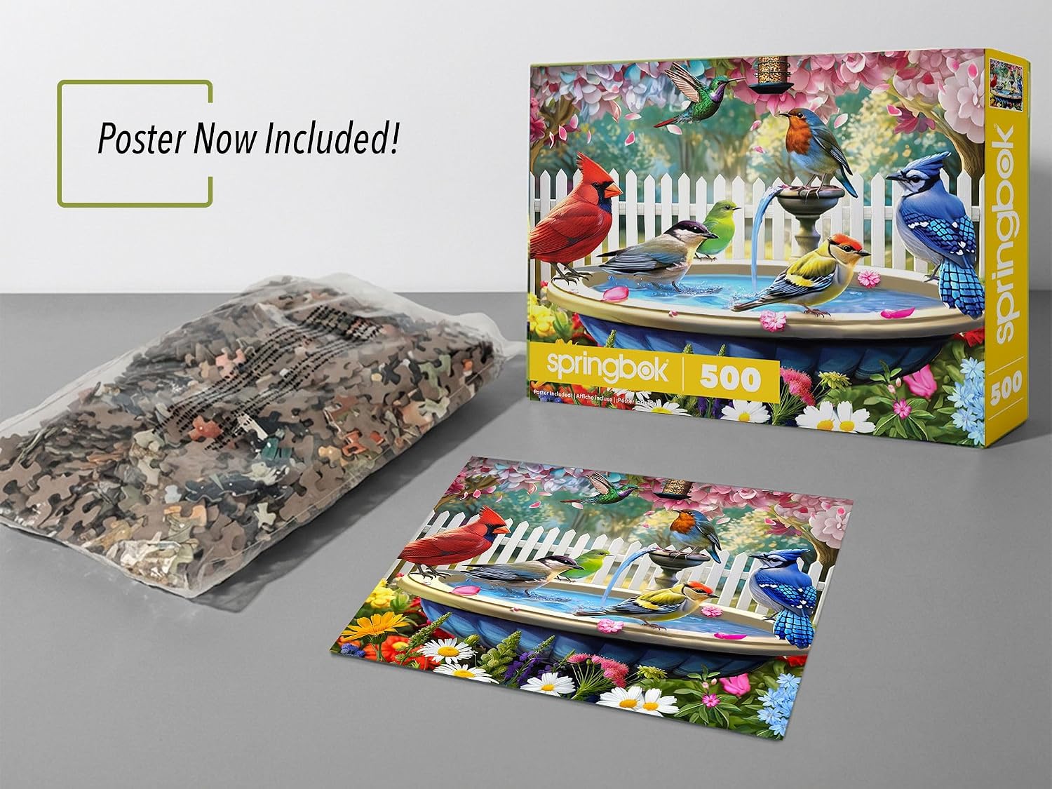 Springbok Birds of Spring 500 Piece Jigsaw Puzzle for Adults