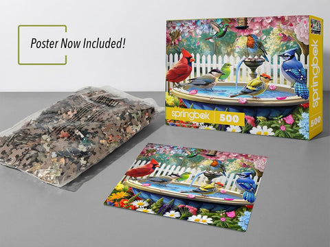Springbok Birds of Spring 500 Piece Jigsaw Puzzle for Adults