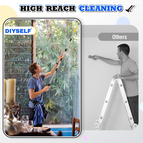 DIYSELF Scraper Tool 5.4 ft (65 in), Adjustable Floor Scraper