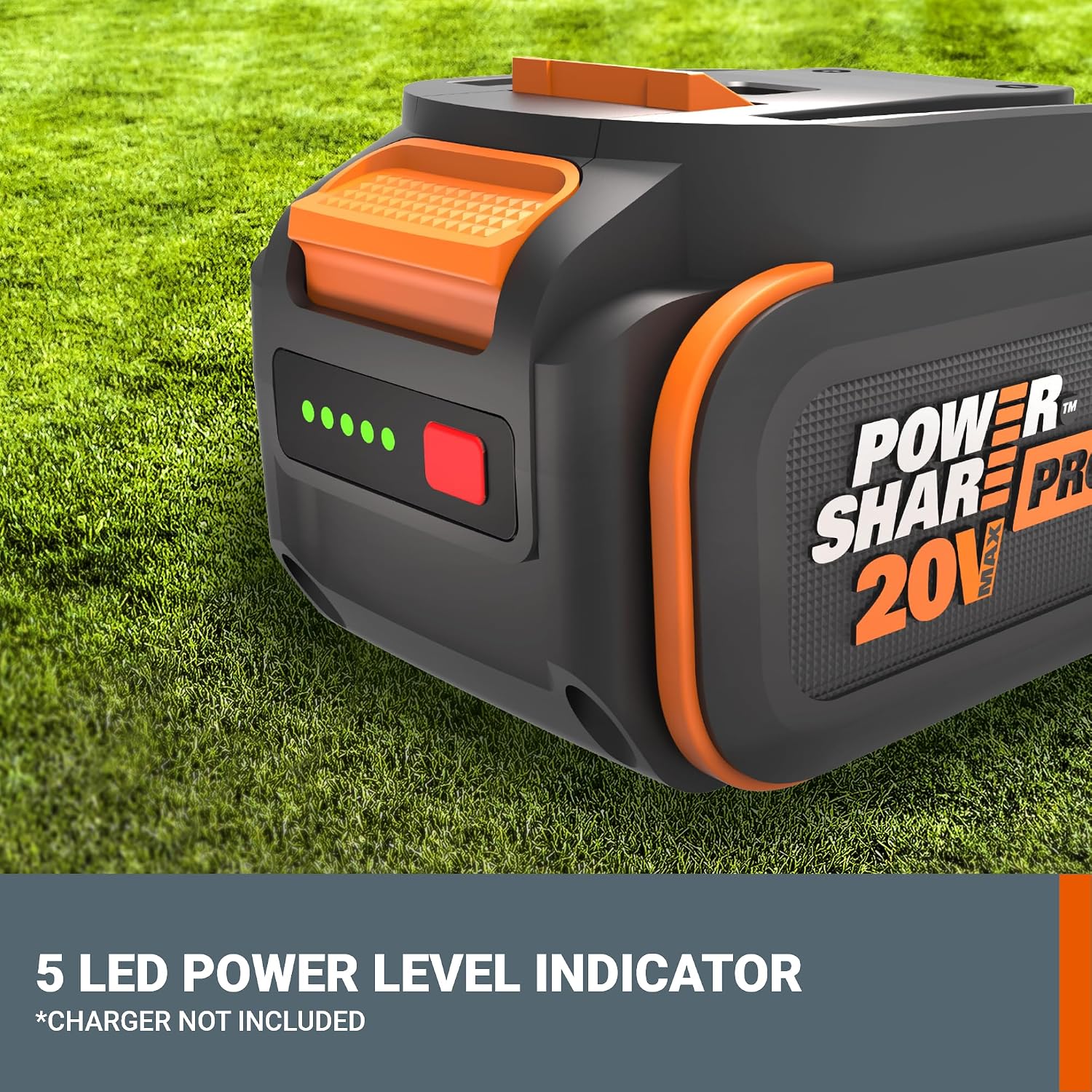 Worx 20V 5.0Ah Lithium-ion Battery, WA3675.J