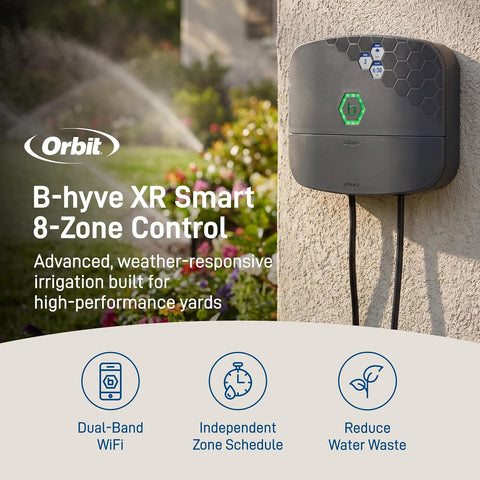 Orbit B-hyve XR 8-Zone Indoor/Outdoor Smart Sprinkler Timer - 57985