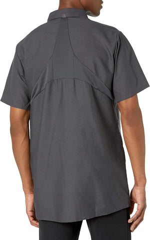 Red Kap Mens Short Sleeve Work Shirt with Mimix
