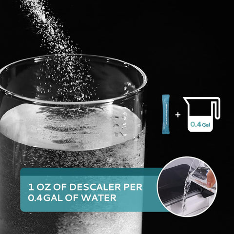 EUHOMY Ice Maker Cleaner & Descaler, 4 Uses & Individually Packed