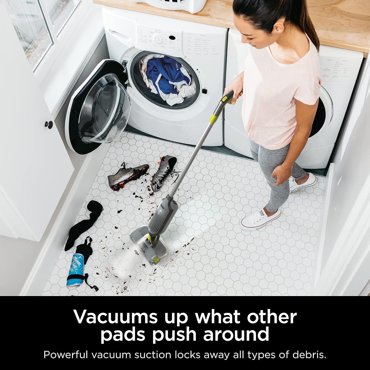 Shark VACMOP Disposable Hard Floor Pad Refills, 32 Count, VMP32
