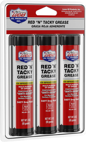 Lucas Oil 10574 Red "N" Tacky Grease - 1 Pound