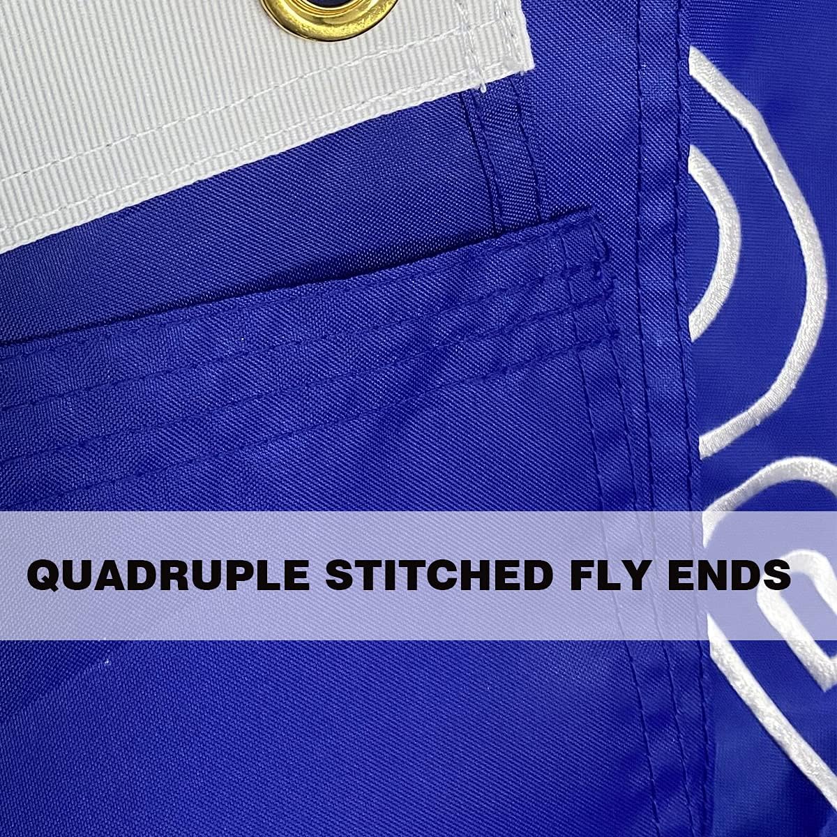 Embroidered US AIR Force Flag 3x5 Ft -Moderate Outdoor Longest Lasting Oxford Nylon,Canvas Header Quadruple Stitched Fly Ends United States military Air Force Flags USAF