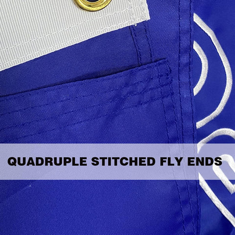 Embroidered US AIR Force Flag 3x5 Ft -Moderate Outdoor Longest Lasting Oxford Nylon,Canvas Header Quadruple Stitched Fly Ends United States military Air Force Flags USAF