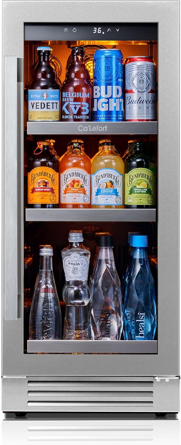 Ca'Lefort 15 inch Beverage Refrigerator, 100 Can Beverage Fridge