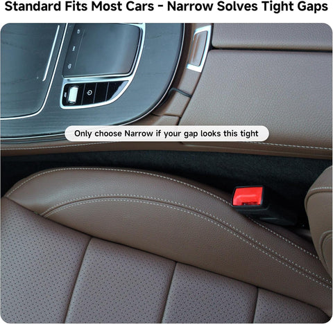 Givifive Car Seat Gap Filler Organizer 2Pack Soft Foam 3IN1 Multifunctional