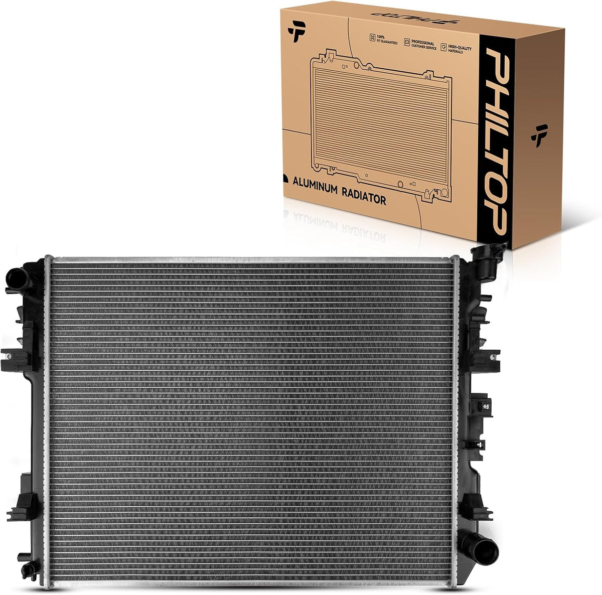 PHILTOP CU13129 Car Radiator Core Width 27-1/2 inch