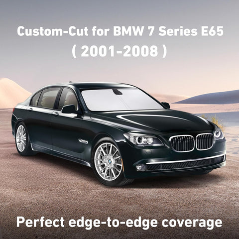 EcoNour Windshield Sunshade Compatible for BMW 7 Series 2001-2005 2006