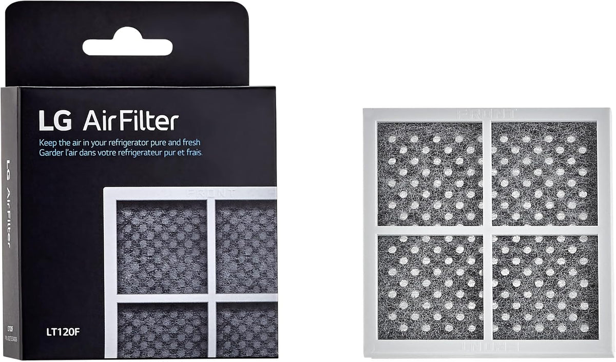 LG 6 Month (LT120F) Replacement Refrigerator Air Filter, 1 Count (Pack of 1), White
