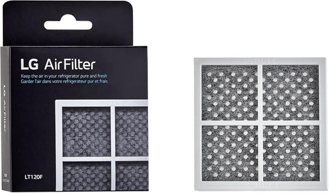 LG 6 Month (LT120F) Replacement Refrigerator Air Filter, 1 Count (Pack of 1), White