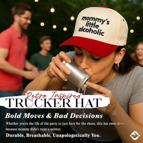 Funky Junque Adult Trucker Snapback Hat 2-Tone Baseball Cap