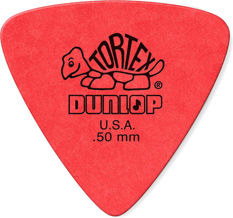 Jim Dunlop Tortex Triangle Pick .50MM - 6 Pack