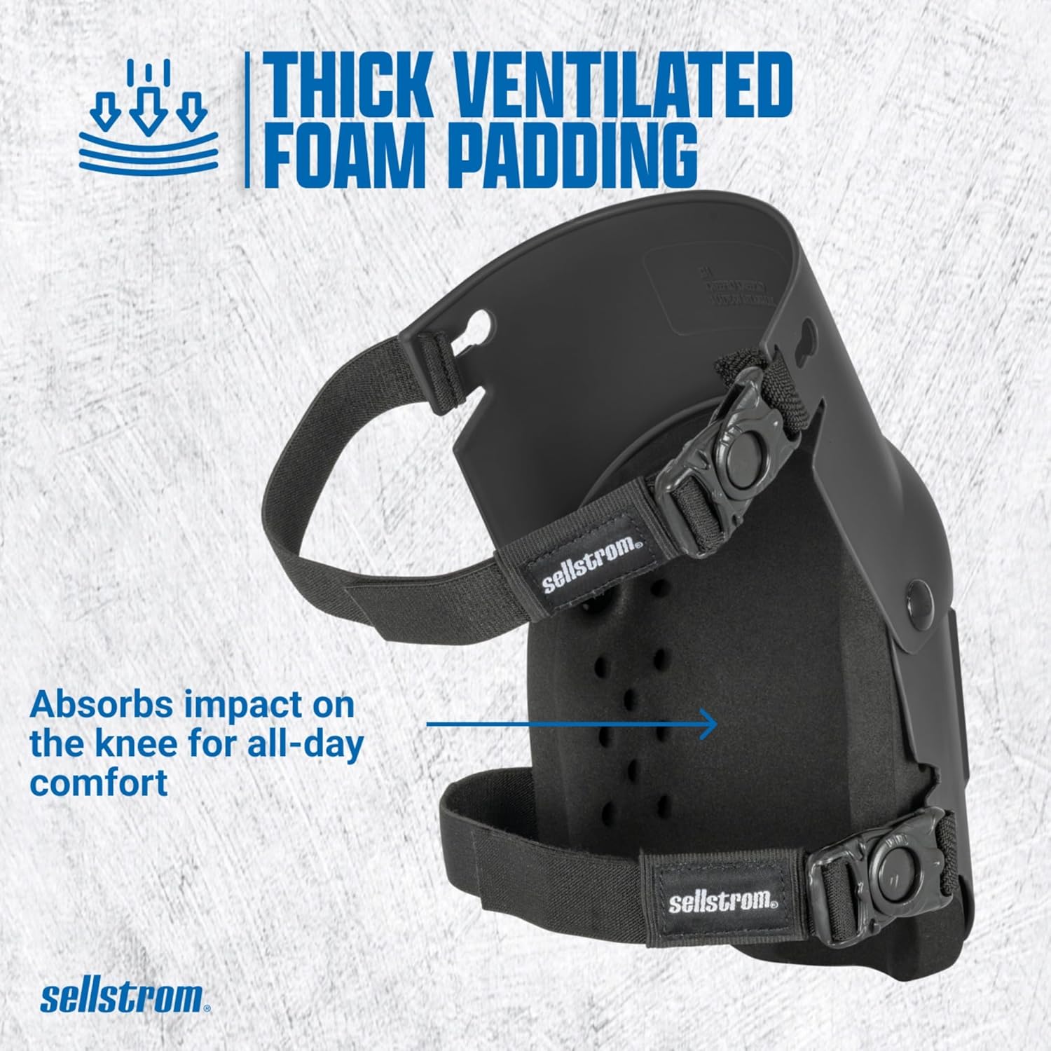 Sellstrom KneePro Professional Construction Kneepads for Work - Men & Women