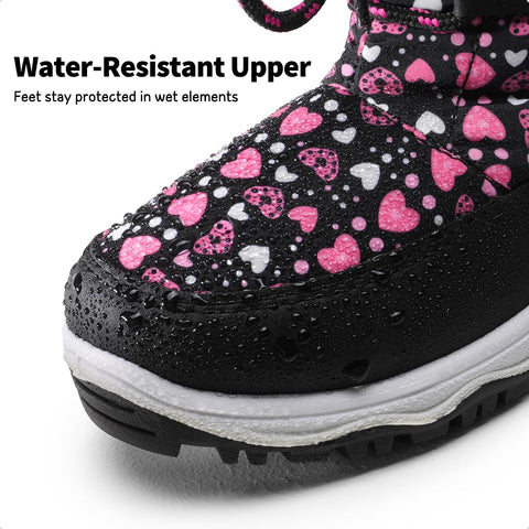 DREAM PAIRS Girls Winter Snow Boots