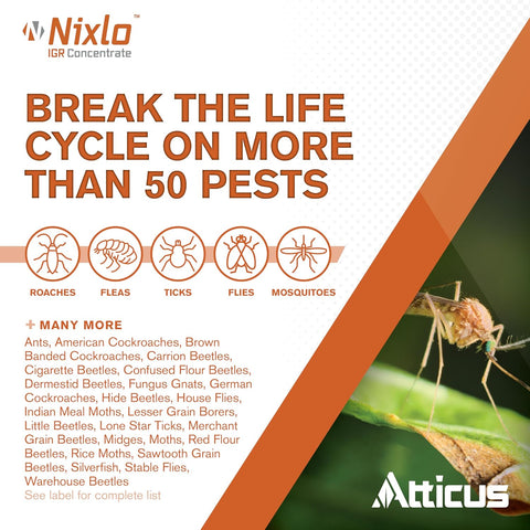 Atticus Nixlo IGR Pyriproxyfen Concentrate (140ml) Insect Growth Regulator