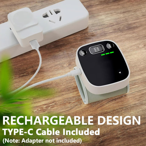 Oklar Wrist Blood Pressure Monitor, FDA Cleared Rechargeable BP Machine