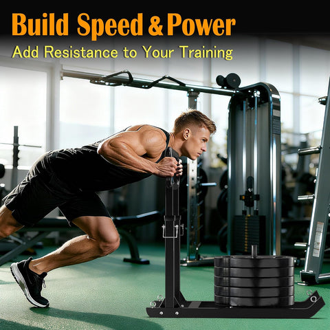 GanFindX Workout Weight Sled for Speed & Athletic Strength Training