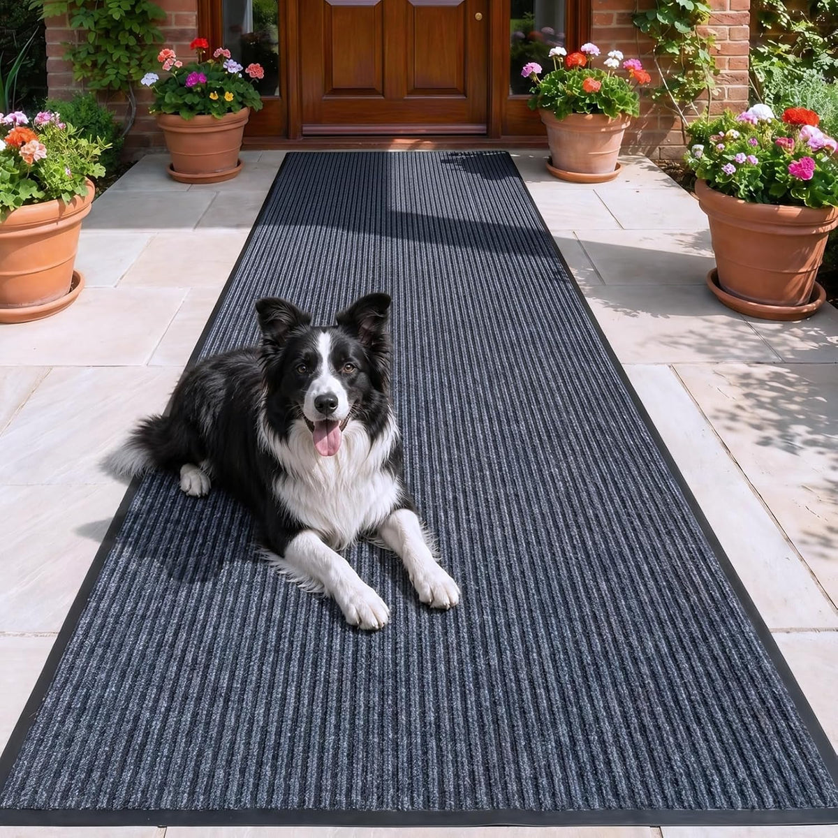ITINA Long Door Mat, 3 x 16 ft Hallway Runner, Commercial Floor Mats