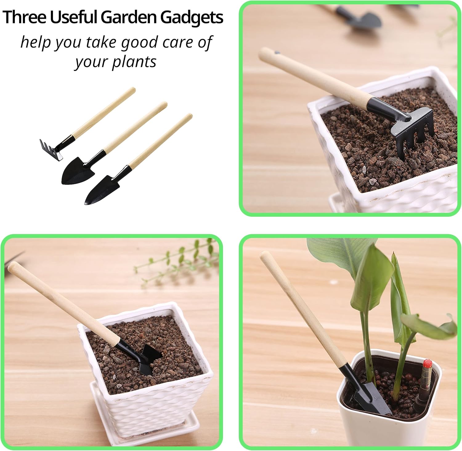 Plant Saucer, 7 Pack 8 10 12 14 15 Inch Durable Plastic Plant Trays for Pots, White & Black Round Plant Pot Saucers, Drip Tray for Indoor and Outdoor Garden (15", for 12 13 Inch Pot)