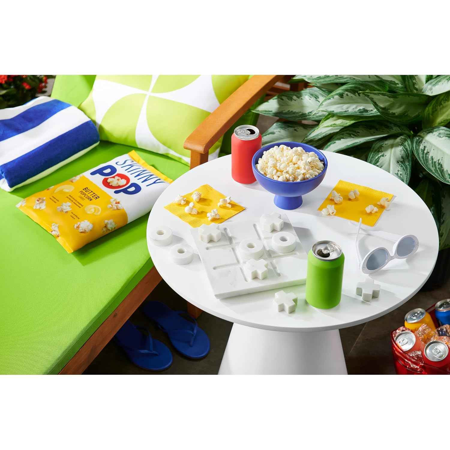 SkinnyPop Popcorn, Butter, Made with Real Butter, Whole Grain Snack, 4.4oz Bags (12ct)