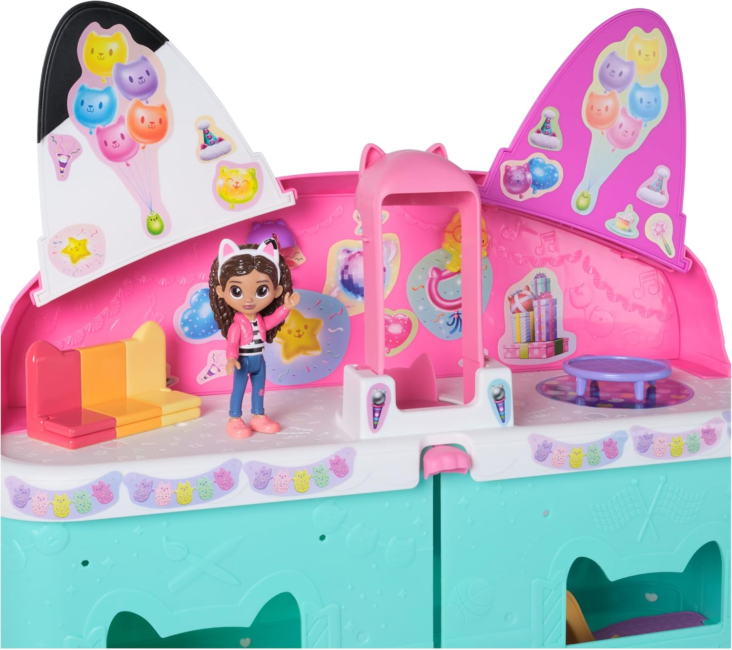 DREAMWORKS GABBY'S DOLLHOUSE: Gabby's Cat Dollhouse, Movie-Inspired Figure & Accessories, Toys for Boys & Girls Ages 3+