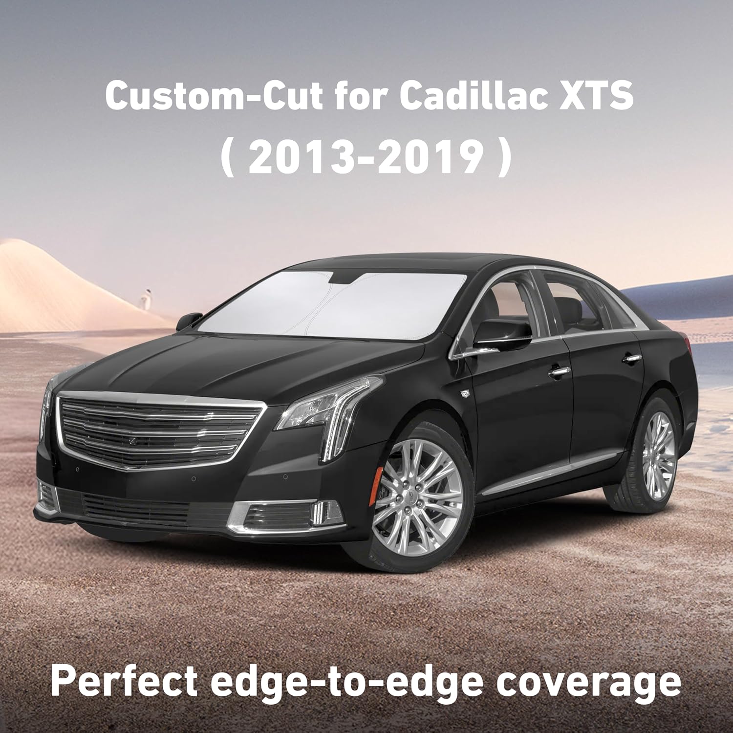 EcoNour Windshield Sunshade Compatible for Cadillac XTS 2013-2017 2018 2019