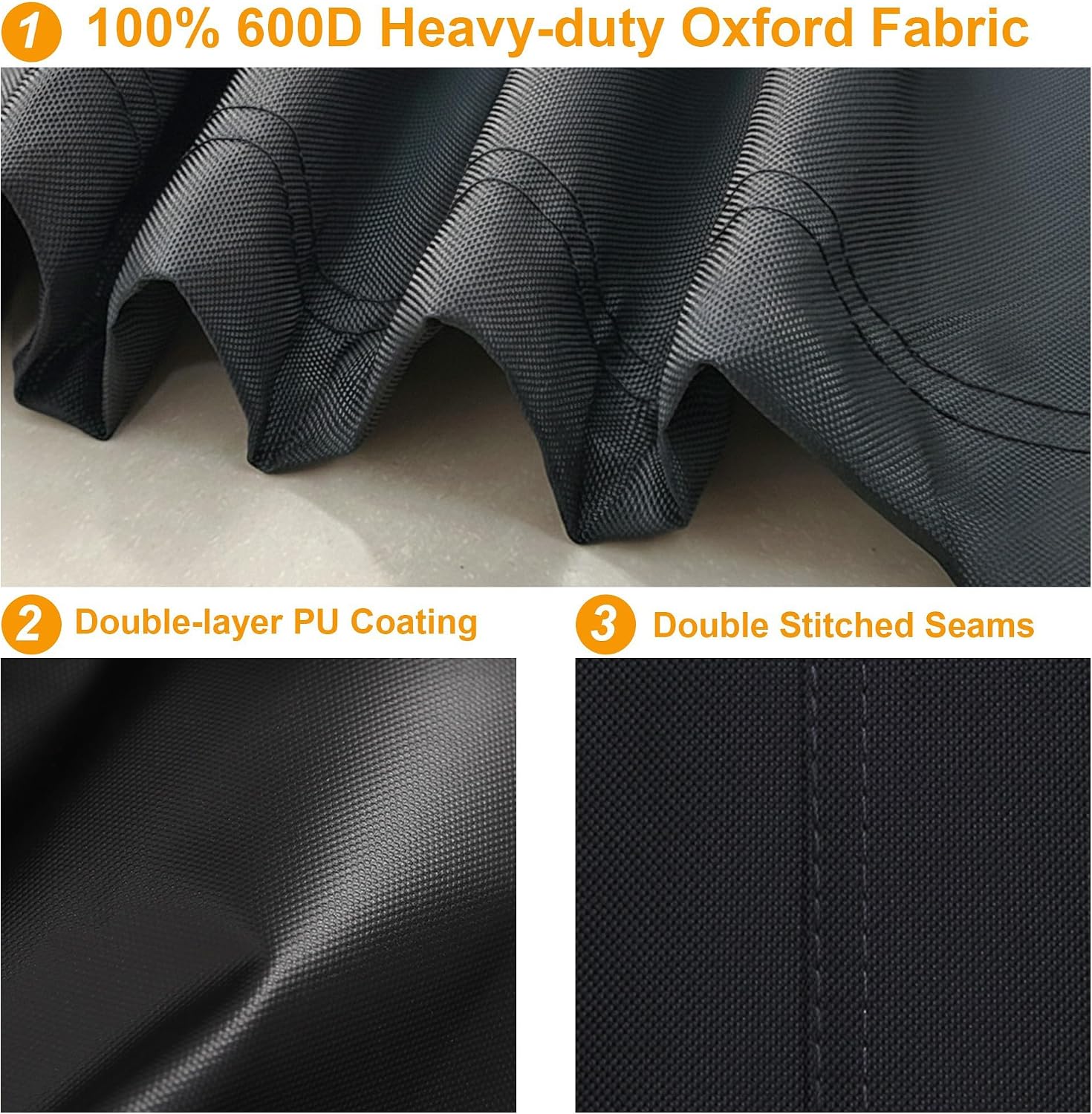 Kipiea 600D Vertical Smoker Cover for Pit Boss 2/3 Series, Waterproof Electric Grill Cover for Pit Boss 73350, PBV3A1, PBV3D1, PBV3G1