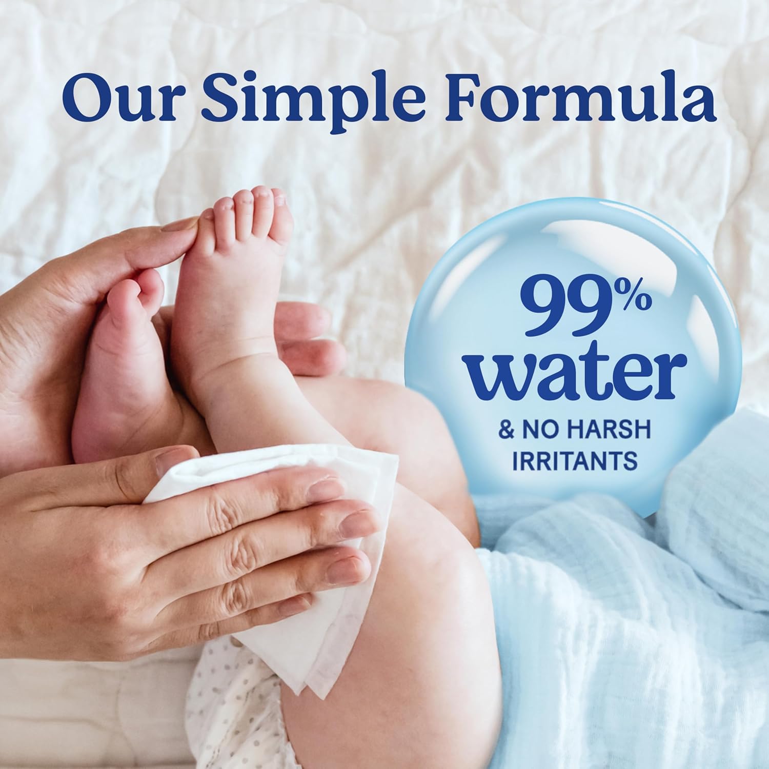 Huggies Skin Essentials Baby Wipes, 99% Water, 10 Packs, 560 Wipes