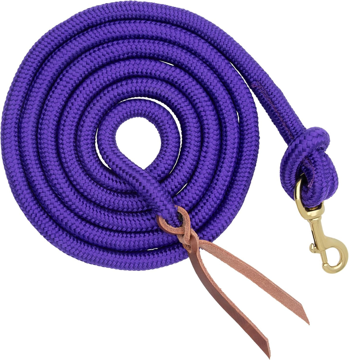 Weaver Equine 10' Horse Cowboy Lead Rope with Brass Snap