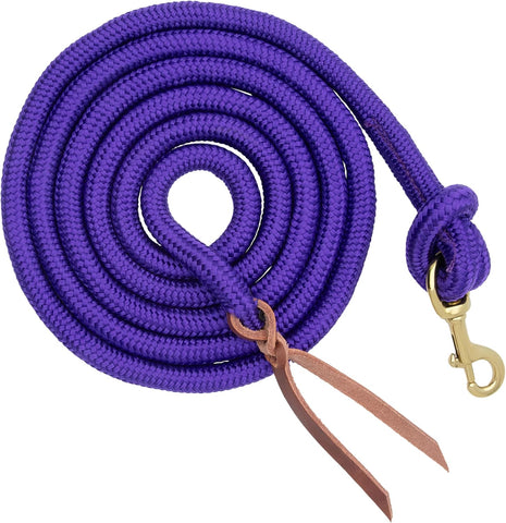 Weaver Equine 10' Horse Cowboy Lead Rope with Brass Snap