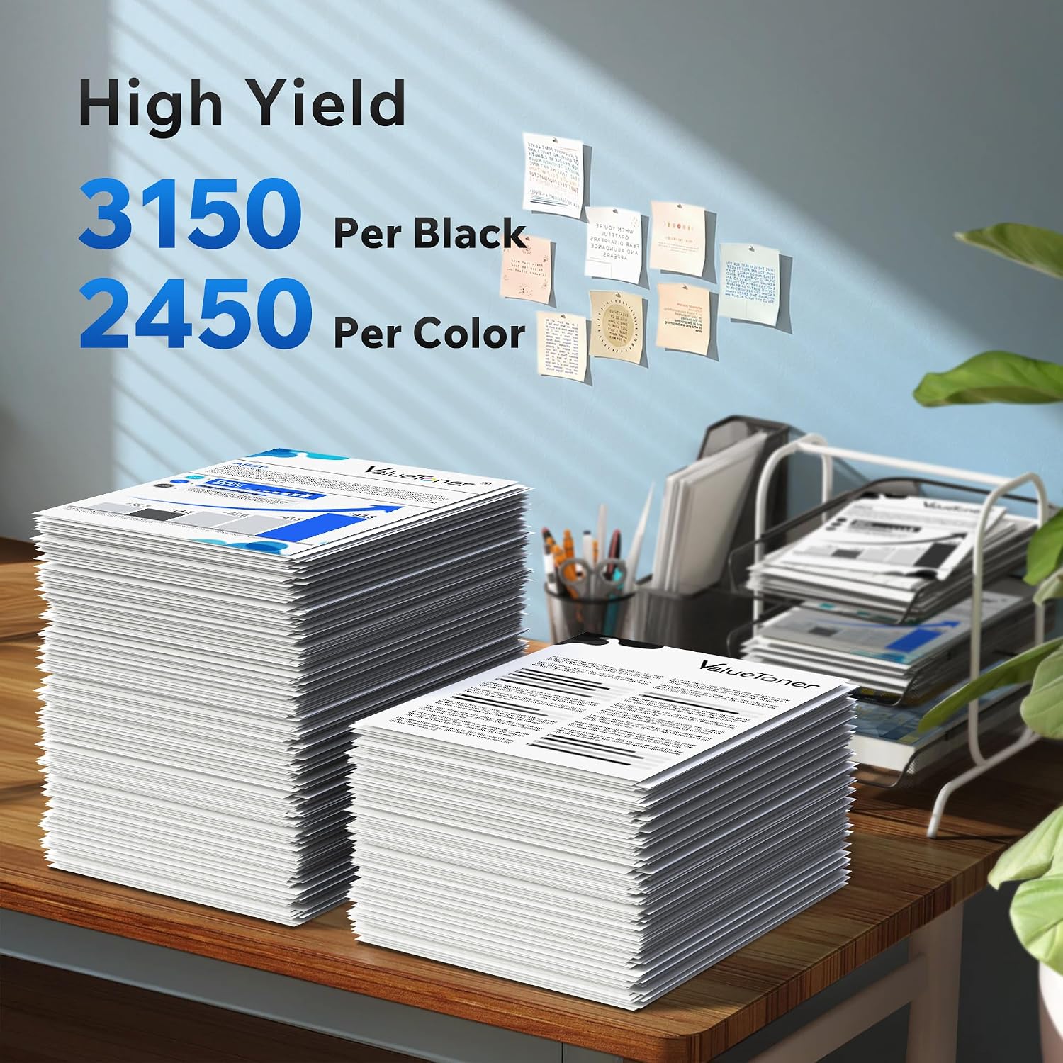 206X Toner Cartridge 4 Pack Replacement for HP 206X 206A M283fdw High Yield